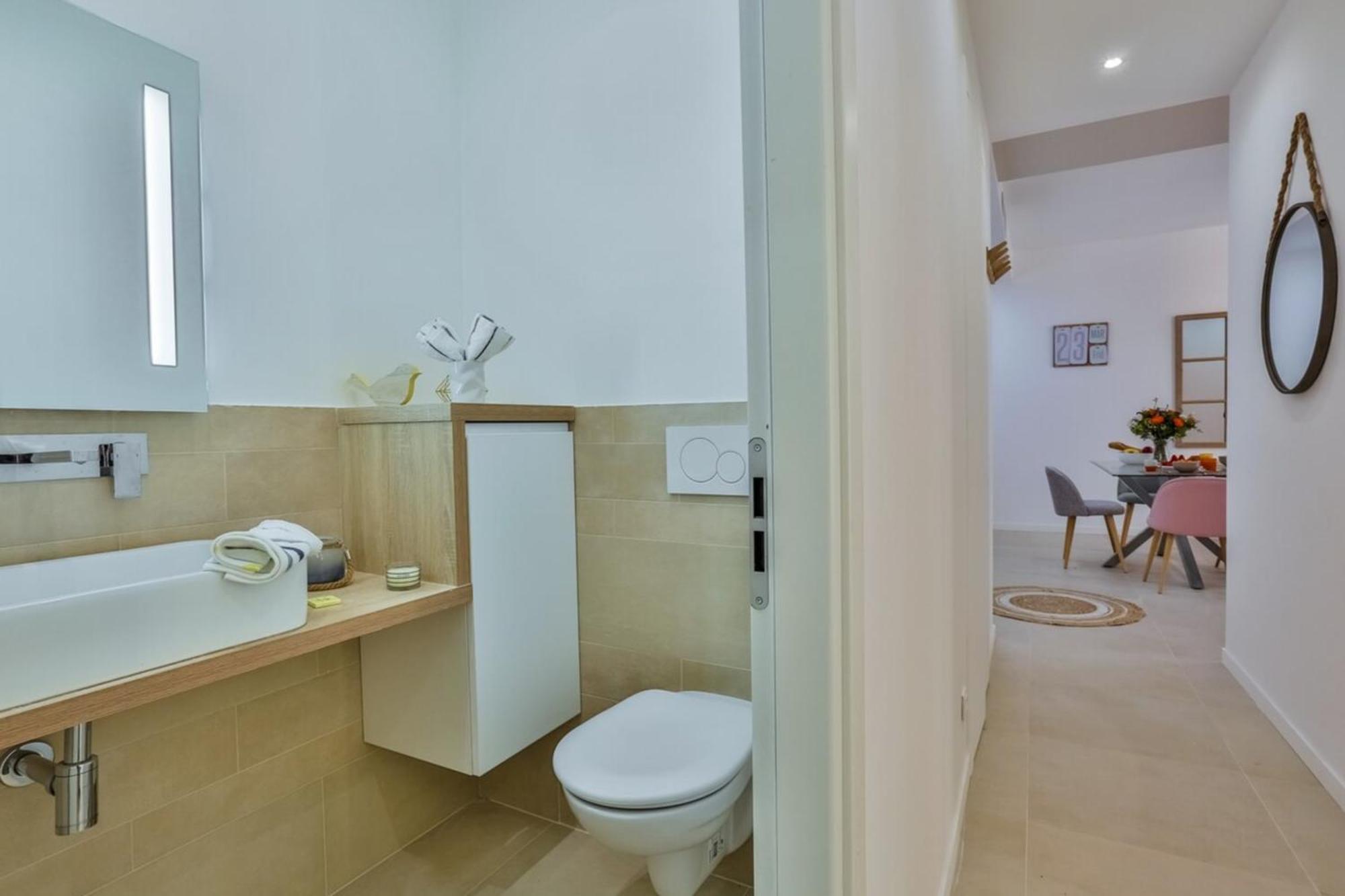 France 82 Tp -1 Min From The Sea - Terrace - Parking Apartment Nice Bagian luar foto
