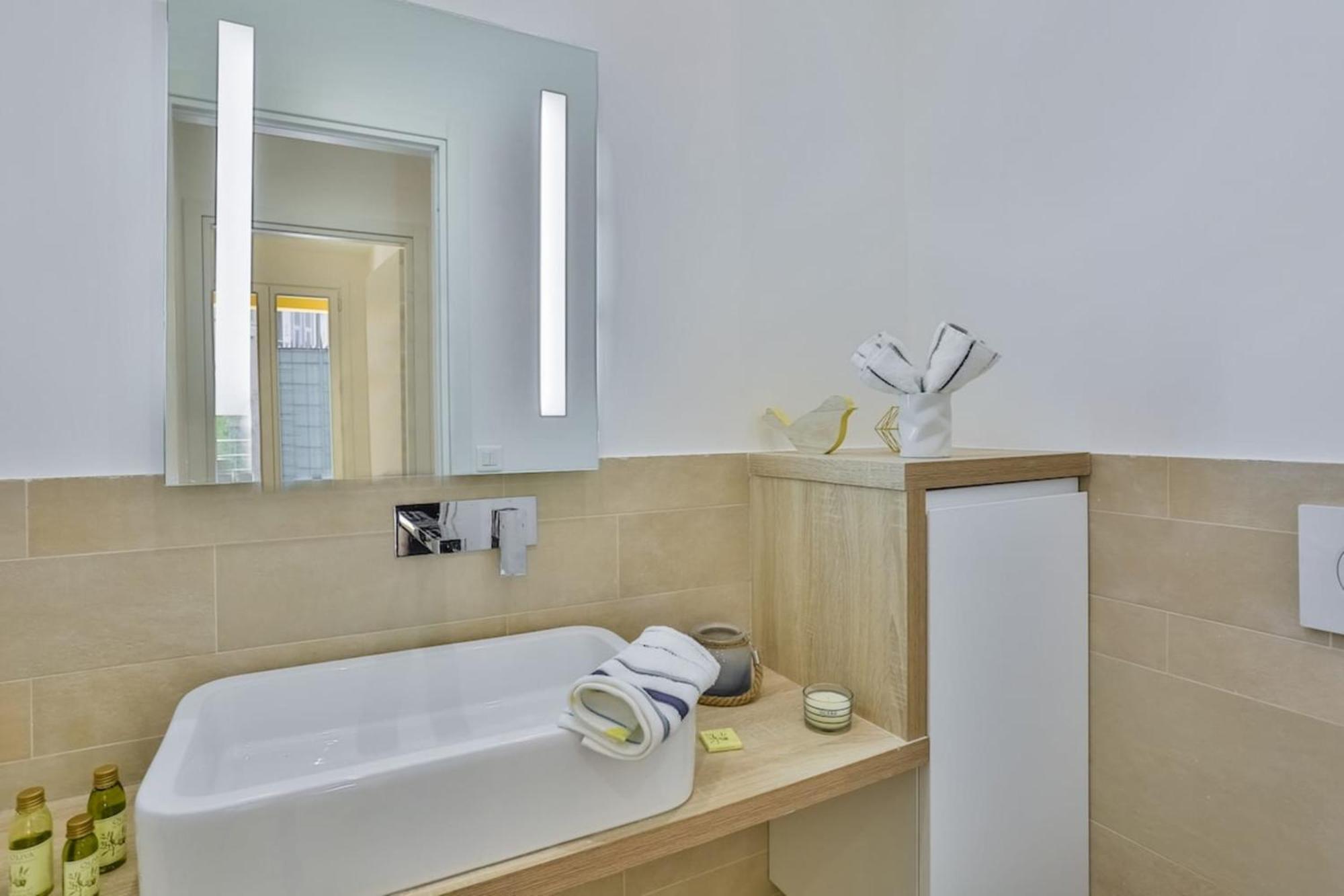 France 82 Tp -1 Min From The Sea - Terrace - Parking Apartment Nice Bagian luar foto